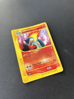 Pokemon Card Expedition Base Set Reverse Holo Typhlosion 28/165 - Image 2