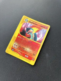 Pokemon Card Expedition Base Set Reverse Holo Typhlosion 28/165 - Image 3