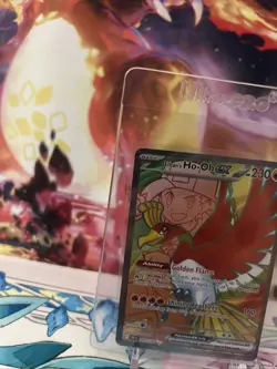 Pokemon TCG Ethan's Ho-Oh EX Ultra Rare Full Art, Destined Rivals 209/182 - Image 2