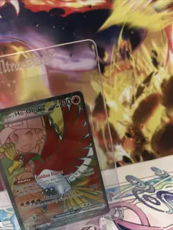 Pokemon TCG Ethan's Ho-Oh EX Ultra Rare Full Art, Destined Rivals 209/182 - Image 3