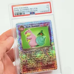 CARTA POKEMON DARK SLOWBRO REV. FOIL 8/110 LEGENDARY COLLECTION - ENG - PSA 5 - Image 2
