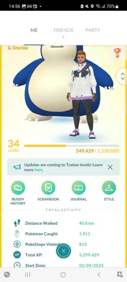 Pokemon Go (Stage 34) Shiny Snorlax ( 69 Shinys ) - Image 1