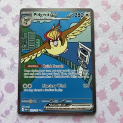 Pokemon TCG Obsidian Flames Pidgeot EX 225/197 - Image 1