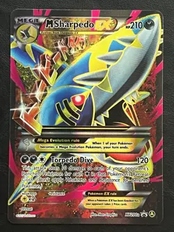 Pokemon Mega Sharpedo EX Full Art Promo - XY200a LP - Image 1