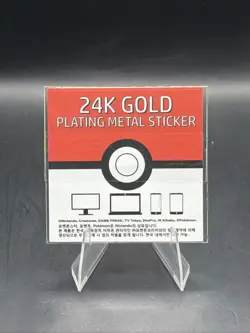 Spearow 24k Gold Plated Sticker Korean Striking Candy Pokemon NM/M - Image 2
