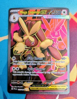 Mega Lopunny ex - 115/094 - Pokemon Phantasmal Flames Ultra Rare NM - Image 1