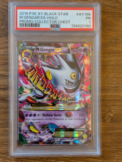 2016 Pokemon XY Black Star Promo PSA 1 Mega M Gengar Holo #XY166 Collector Chest - Image 1