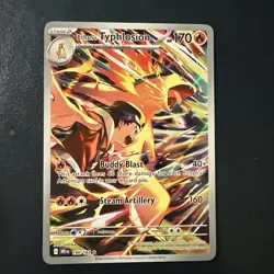 Ethan's Typhlosion 190/182 - Pokemon Destined Rivals - Illustration Rare - NM #1 - Image 1