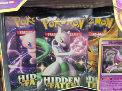 Pokemon Hidden Fates Mewtwo Pin Collection box, still factory sealed - Image 5