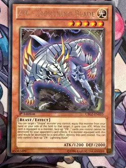 ZW-Lightning Blades CBLZ-EN005 RARE YuGiOh Card - Image 1