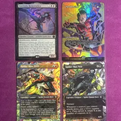Magic The Gathering Spider-Man Lot,promo Card,rares And More - Image 1