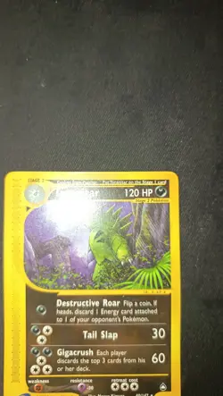 Pokemon Cards - TYRANITAR 40/147 - Set Aquapolis - ENG - EXC+ / NM No Holo - Image 2