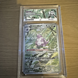 Nidoking 174/165 SV2a 151 Art Rare English Pokemon Card ACE 10 - Image 1