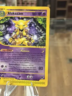 Pokemon Alakazam TCG Expedition Base Set Regular Rare Card 33/165 Free Shipping! - Image 4