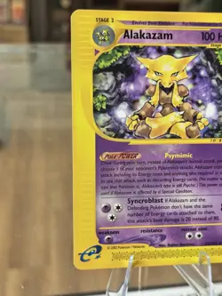 Pokemon Alakazam TCG Expedition Base Set Regular Rare Card 33/165 Free Shipping! - Image 5