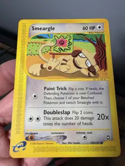 Pokemon TCG Smeargle Aquapolis 109/147 Regular Common Card - Image 2