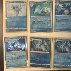 Horsea Seadra Kingdra Pokemon Card Lot - X8 Unique Holos - A253 - Image 2
