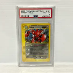 PSA 8 Scizor H21/H32 Holo - Aquapolis - Graded Pokemon Card - Image 1