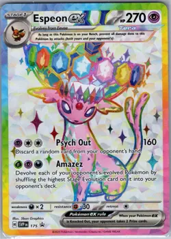 Espeon ex - 175 SVP 175 SV: Scarlet & Violet Promo Cards - Pokemon Card - NM - Image 1