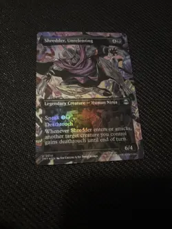 MTG: Shredder, Unrelenting (Borderless) Teenage Mutant Ninja Turtles Foil 0210 - Image 1