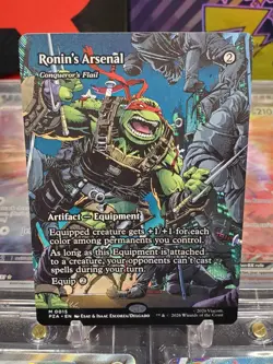 Ronin's Arsenal 0016 Mythic PZA Non Foil Borderless MTG TMNT - Image 1