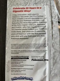Pokemon TCG: First Partner Pack (Kalos) 820650809637 - Image 2