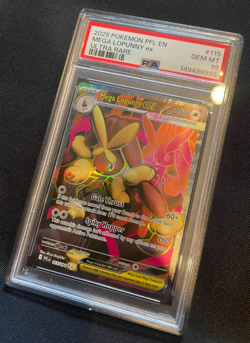 Mega Lopunny EX - Pokemon TCG Phantasmal Flames PFL Ultra Rare #115/094 PSA 10! - Image 1
