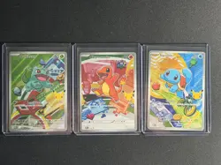 Pokemon TCG First Partner Illustration Collection Series 1 Kanto GEN 1 Set - Image 1