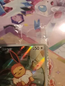 Evee 173 Black Star Promo Pokemon Card Prismatic Evolutions SEALED Near Mint - Image 4