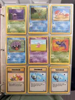 137x Pokemon Fossil + Base Set 2 + Team Rocket Card Lot WOTC Vintage LP-HP - Image 3