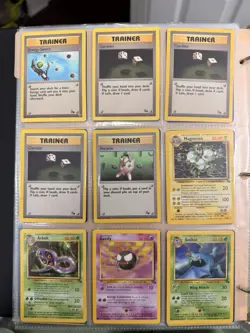 137x Pokemon Fossil + Base Set 2 + Team Rocket Card Lot WOTC Vintage LP-HP - Image 4