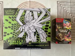 Pokemon Perfect Order Pokemon Center ETB + booster bundle - Image 1