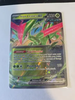 Iron Leaves eX Promo Rare - Scarlet Violet Pokemon - Image 1