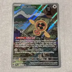 Ascended Heroes Fan Rotom 250/217 Illustration Rare IR Full Art Pokemon Card NM - Image 1