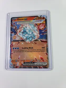 Pokemon Eiscue ex 042/197 Sv03: Obsidian Flames Holo - Image 3