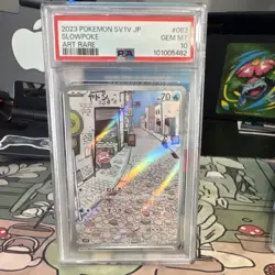 Pokemon Sv1v: Violet Ex Slowpoke 082/078 Art Rare Holo PSA 10 Japanese - Image 1