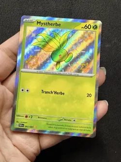 Carte Pokemon Mystherbe 092/091 HOLO Ev4.5 Paf Destinees De Paldea - Neuf FR - Image 3
