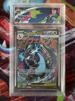 Carte Promo Pokemon Mega Dracaufeu X MEP 023 Collect Aura 10 Mega Evolution FR - Image 1
