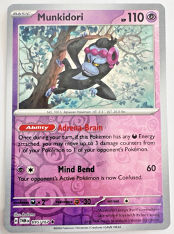 Munkidori 095/167 Reverse Holo Rare SV06: Twilight Masquerade - NM Pokemon TCG - Image 1