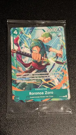 C2E2 2026 Exclusive One Piece TCG RORONOA ZORO P-114 Promo English Sealed - Image 1