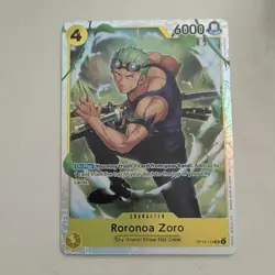 Roronoa Zoro OP15-113 Secret Rare English one piece - Image 1