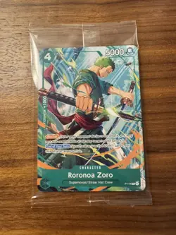 C2E2 2026 Exclusive One Piece TCG RORONOA ZORO P-114 Promo English Sealed - Image 1