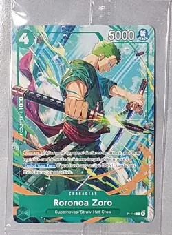 C2E2 2026 Exclusive One Piece TCG RORONOA ZORO P-114 Promo English Sealed - Image 1