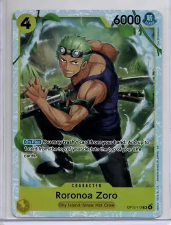 Roronoa Zoro (OP15-113) OP15-113 Adventure on Kami's Island Foil English - Image 1