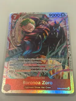 One Piece TCG Roronoa Zoro EB04-007 Super Rare (SR) English Near Mint - Image 1
