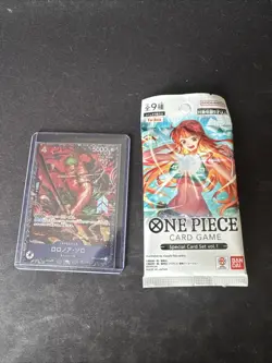 One Piece Card Game JPN Special Pack and Flagship Zoro - Image 1