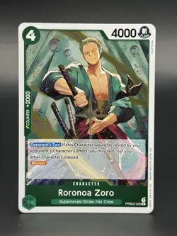 RORONOA ZORO - PRB02-006 PRB02-006 R PREMIUM BOOSTER -THE BEST- VOL. 2 ONE PIECE - Image 1