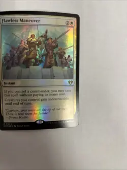 Flawless Maneuver Foil Card #0024 MTG LP - Image 2