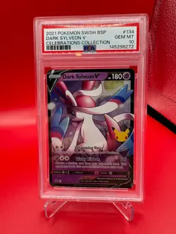 Dark Sylveon V SWSH134 - SWSH: Sword & Shield Promo Cards Holo (PSA 10) - Image 1