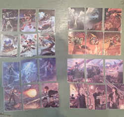 MTG Final Fantasy COMPLETE Scene Art Card Set All 24 MTG Magic FF1 FFVIII FFIX F - Image 1